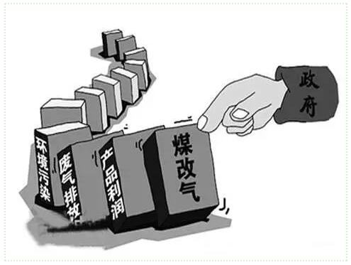 煤改氣使用天然氣，成本高
